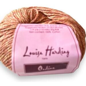 Louisa Harding ORDINE - Cotton Yarn 🧶 #3 Nectarine Orange Yellow